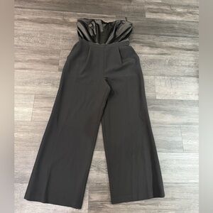 GAP Black Strapless Jumpsuit